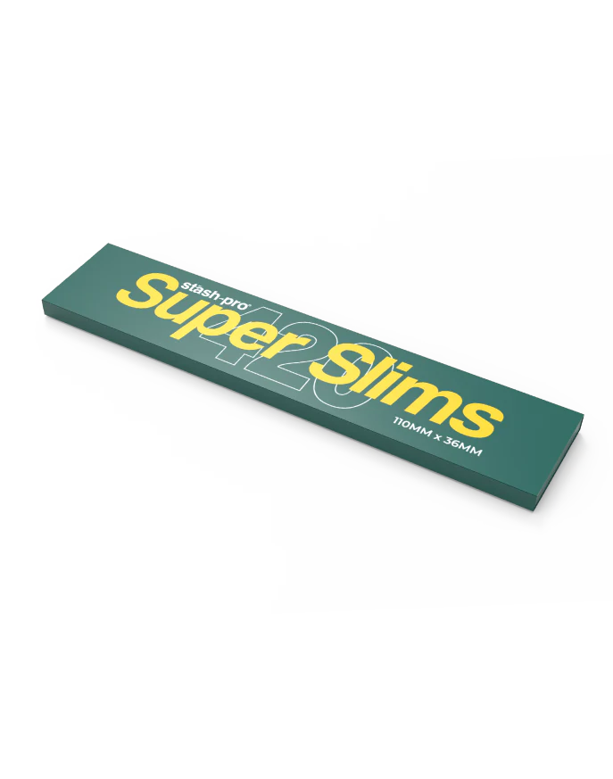 Stash-pro Super Slims - Brown Rolling Papers