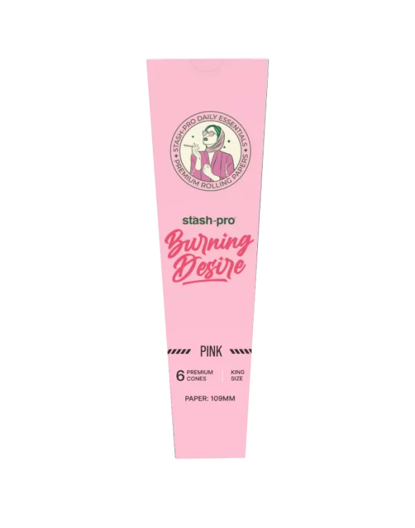 Stash-pro Pre-Rolled Cones – Pink | Burning Desire Series