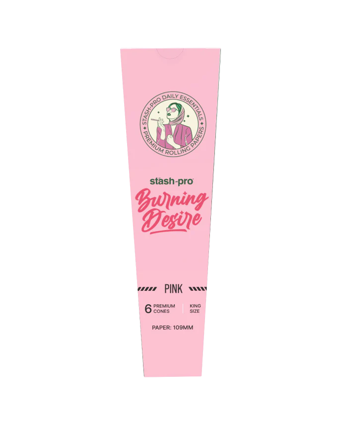 Stash-pro Pre-Rolled Cones – Pink | Burning Desire Series