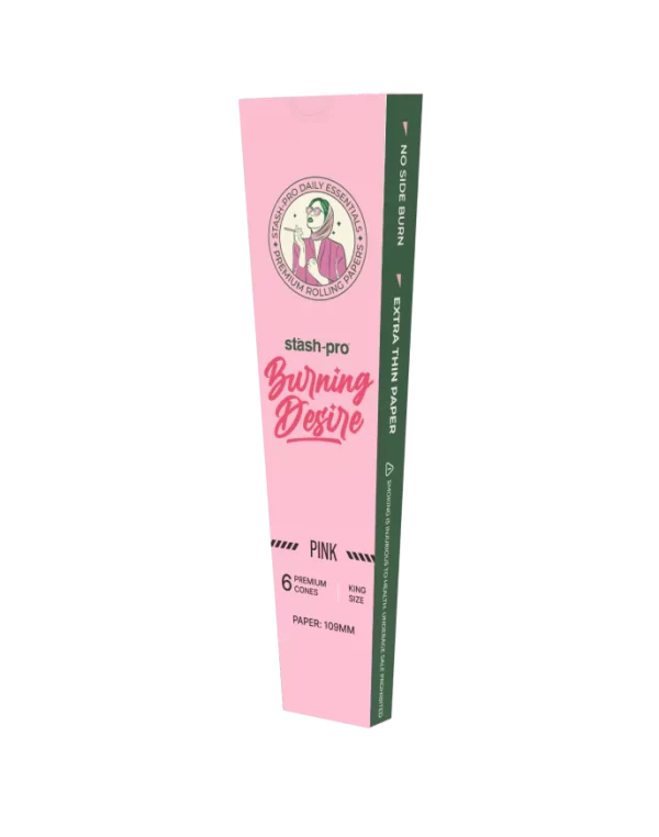Stash-pro Pre-Rolled Cones – Pink | Burning Desire Series