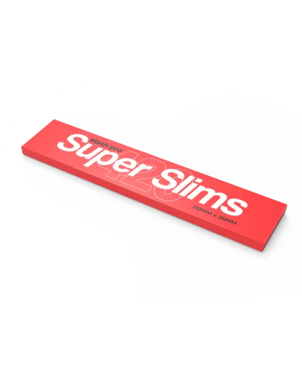 Stash-pro Super Slims - White Rolling Papers