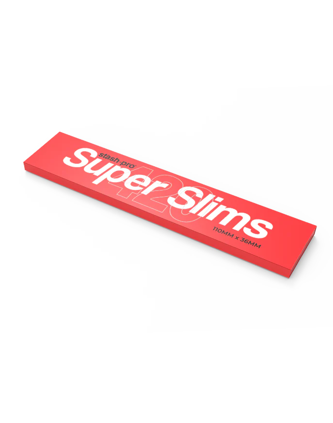 Stash-pro Super Slims - White Rolling Papers